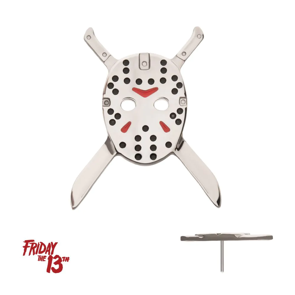 Jason Mask Crossed Machetes Threadless Top – Culture Craze