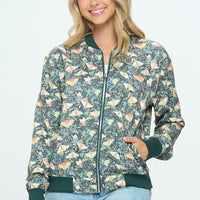 Moth Print Jacket