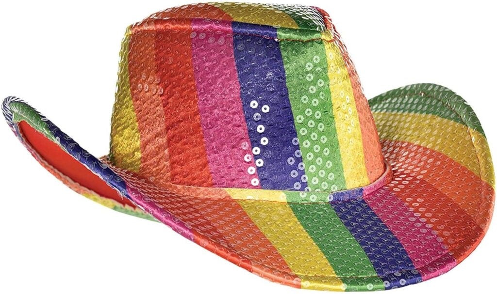 Rainbow Sequins Hat