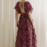 Ditsy Floral Print Midi Dress