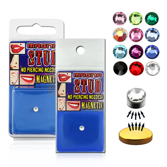 Jewel Magnetic Steel Stud