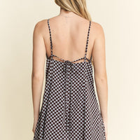 Checkered Sleeveless Dress