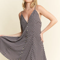 Checkered Sleeveless Dress