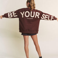 Printed Oversize Sweatshirt