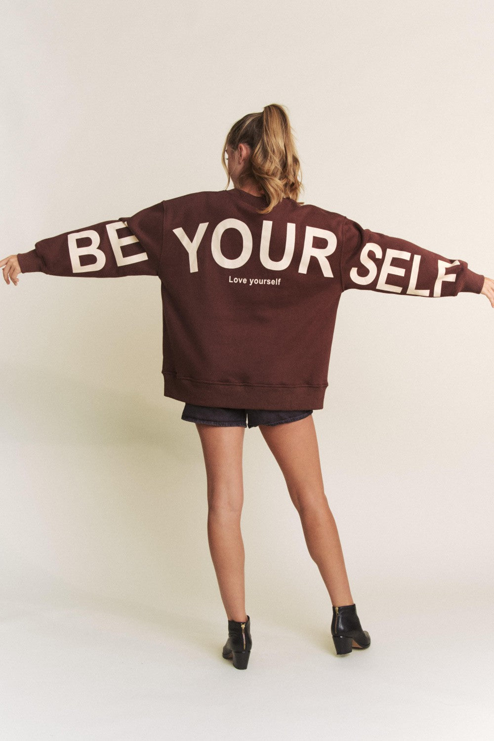 Printed Oversize Sweatshirt