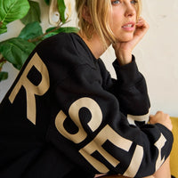 Printed Oversized Sweatshirt