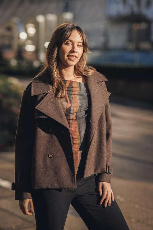 Collared Jacket With Pockets