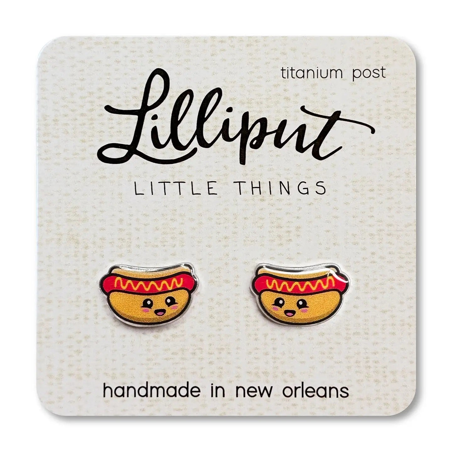 Kawaii Hot Dog Earrings