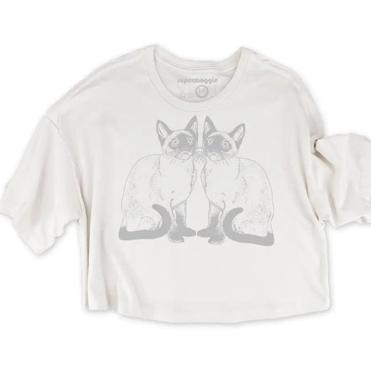 Kitties Clover Crop Tee