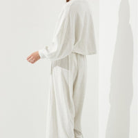 Terry Wide Leg Pants