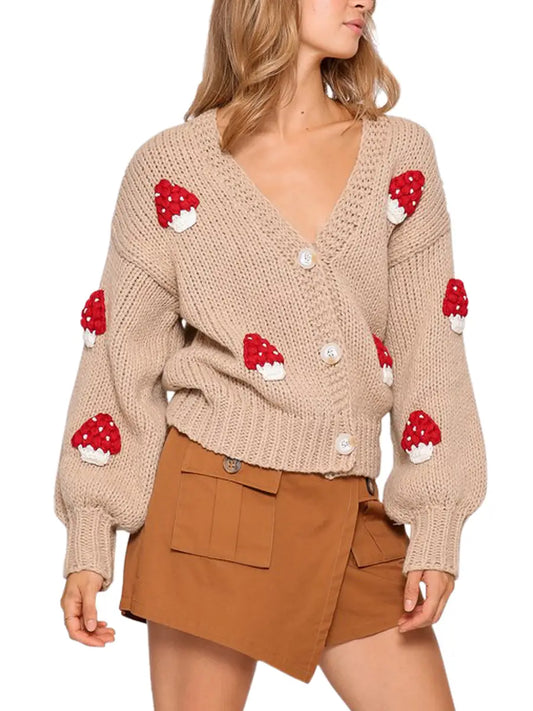 Mushroom Cardigan