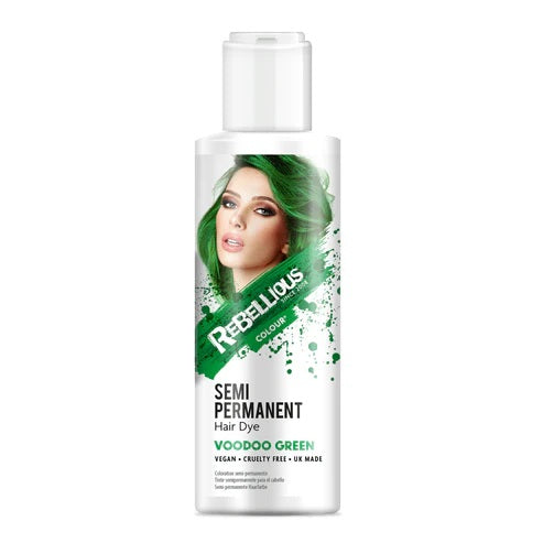 Voodoo Green Semi-Permanent Hair Dye 100ml
