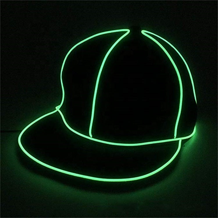 LED Flash Snapback Hat