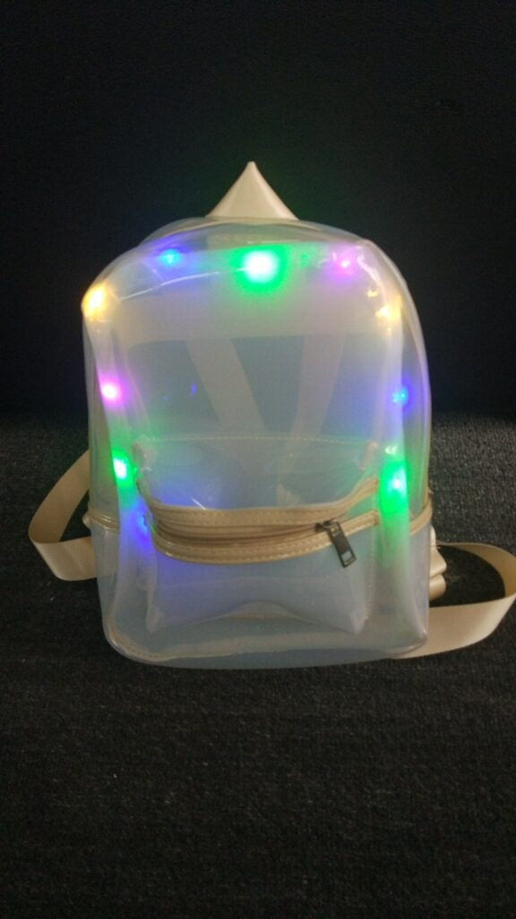 Clear LED Backpack