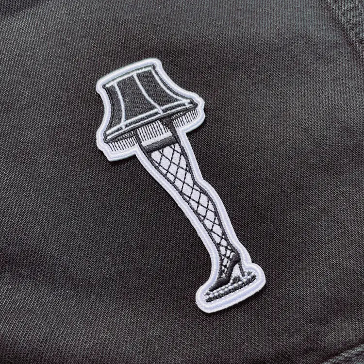 Embroidered Iron-On Patch - Leg Lamp