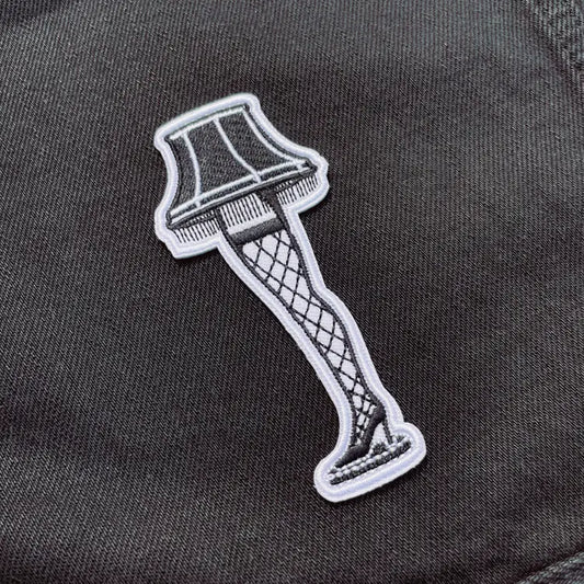 Embroidered Iron-On Patch - Leg Lamp