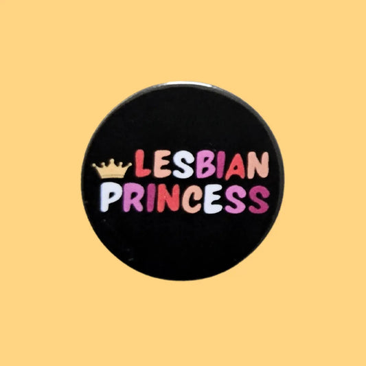 Lesbian Princess Badge Lesbian Pin Badge Lgbtq Badges