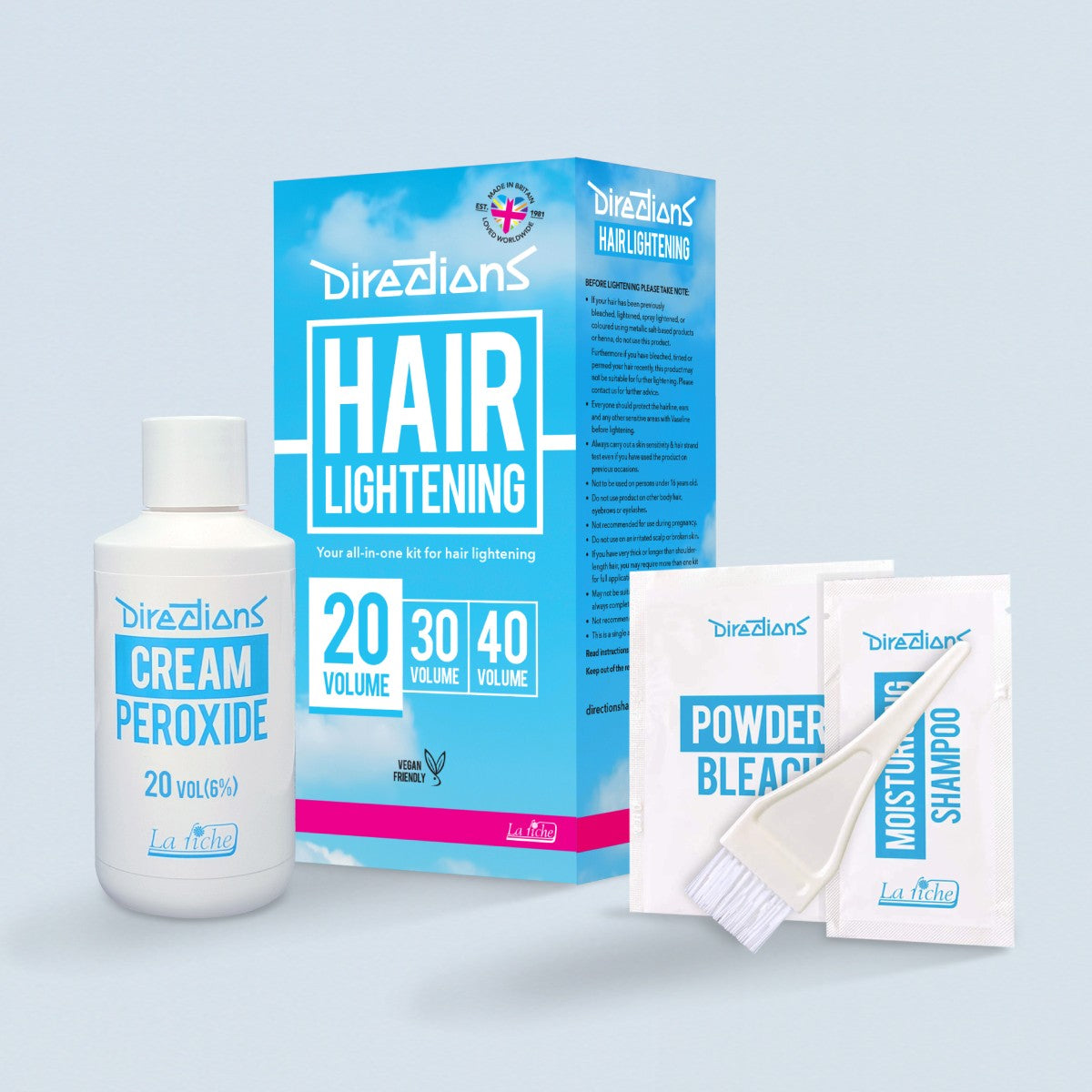 Hair Lightening Kit (20 volume) - Your all-in-one kit for hair lightening