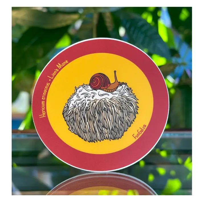 Lion's Mane Sticker