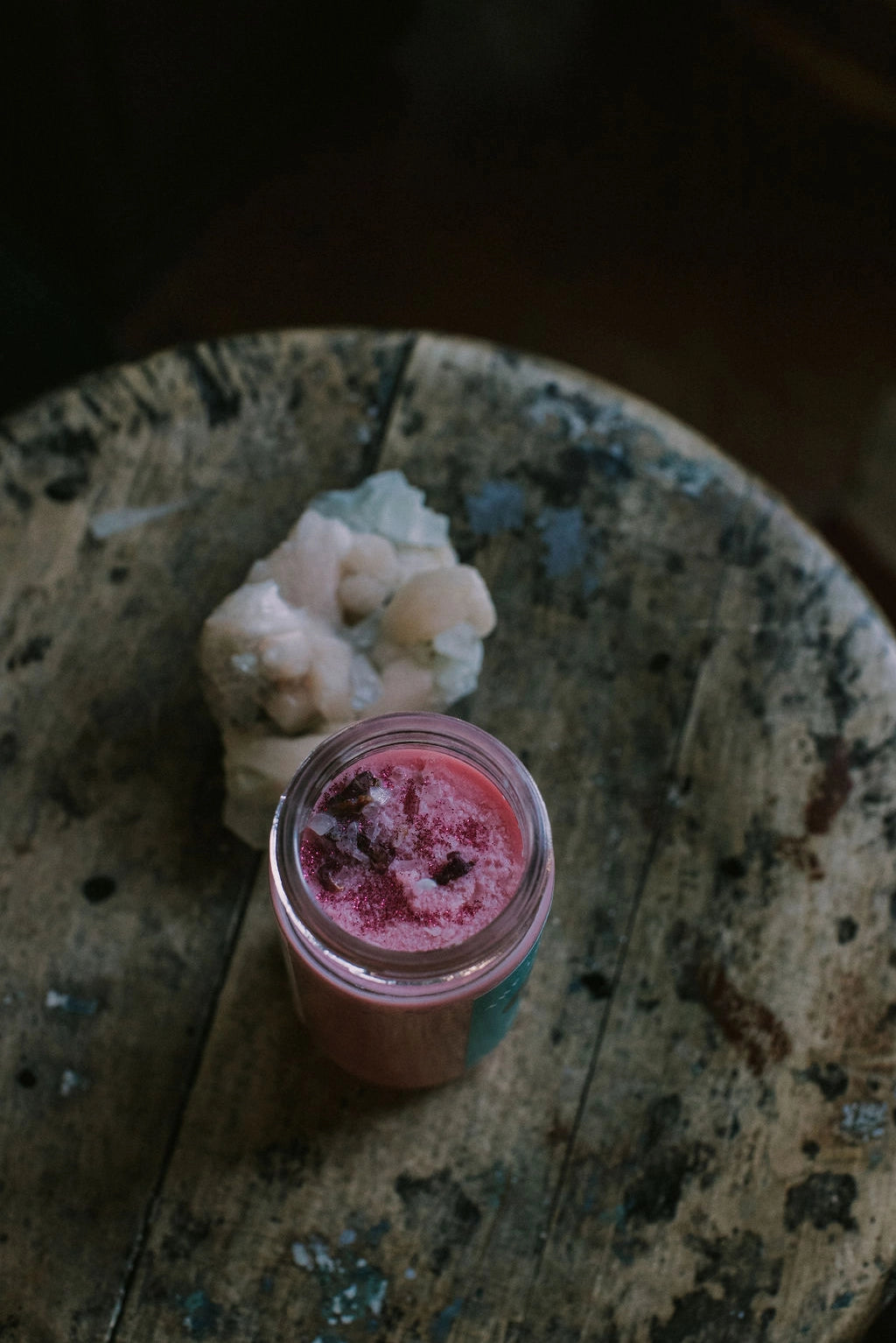 Love Witch Candle - Spell Candle - Sweet Rose Sandalwood