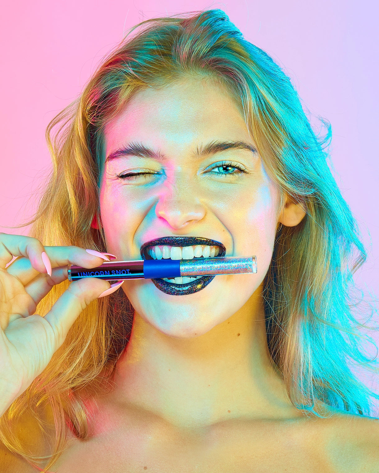 Quiet Riot 2in1 | Black-Chasm | Glitter Lip Duo | Lip Paint