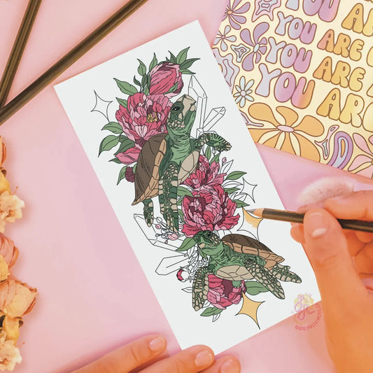 Lush Depths Temporary Tattoo