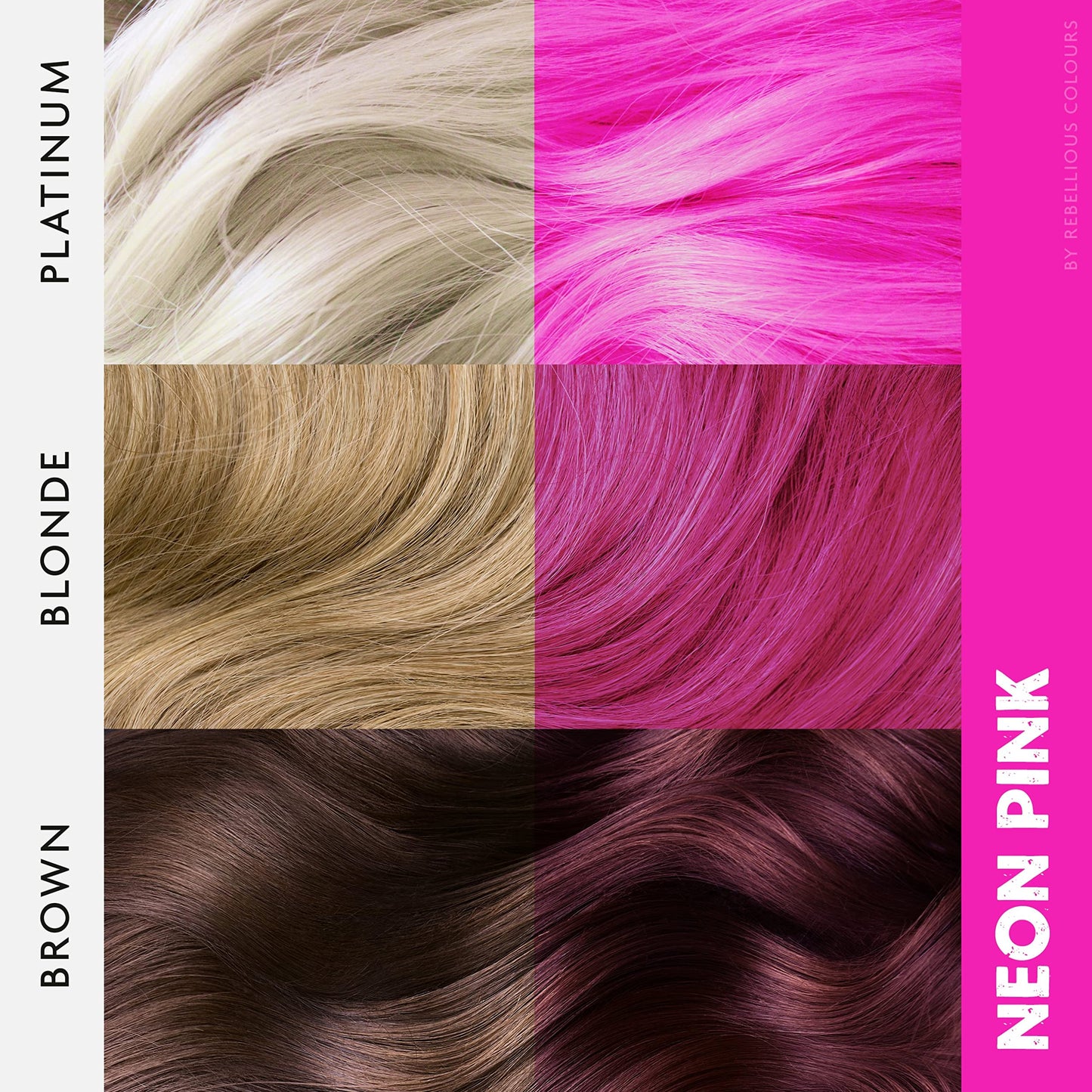 Neon UV Pink Semi-Permanent Hair Dye 100ml