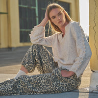 Relaxed Fit Pull On Pants