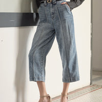 Center Seam Crop Jeans