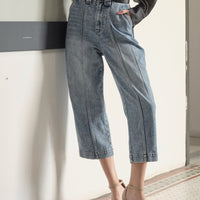 Center Seam Crop Jeans
