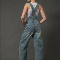 Slouchy Relax Fit Denim Overall