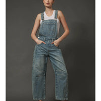Slouchy Relax Fit Denim Overall
