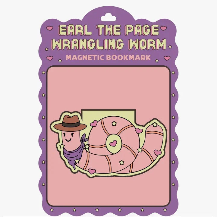 Earl the Worm Magnetic Bookmark