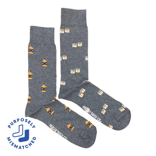 Whiskey & Glass Socks
