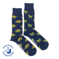 Green Dinosaur Socks