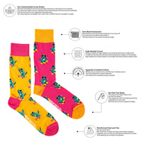 Dinos On Skateboards Socks