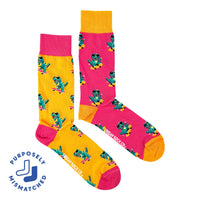 Dinos On Skateboards Socks