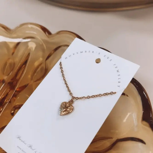 Mini (Faux) Locket Necklace