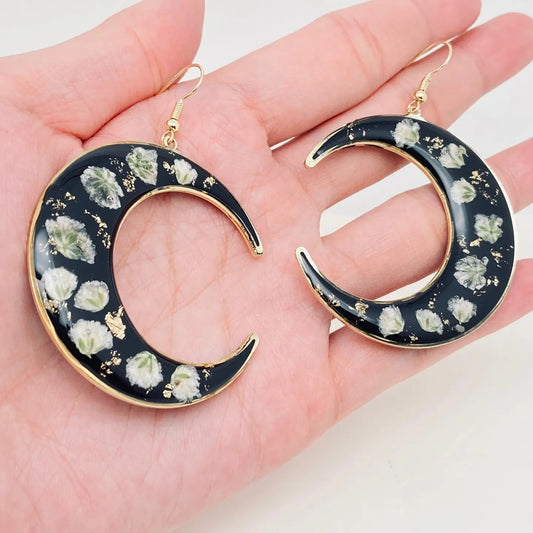 Baby's Breath Dried Flower Earrings