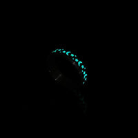 Black Moon Ring With Blue Moons