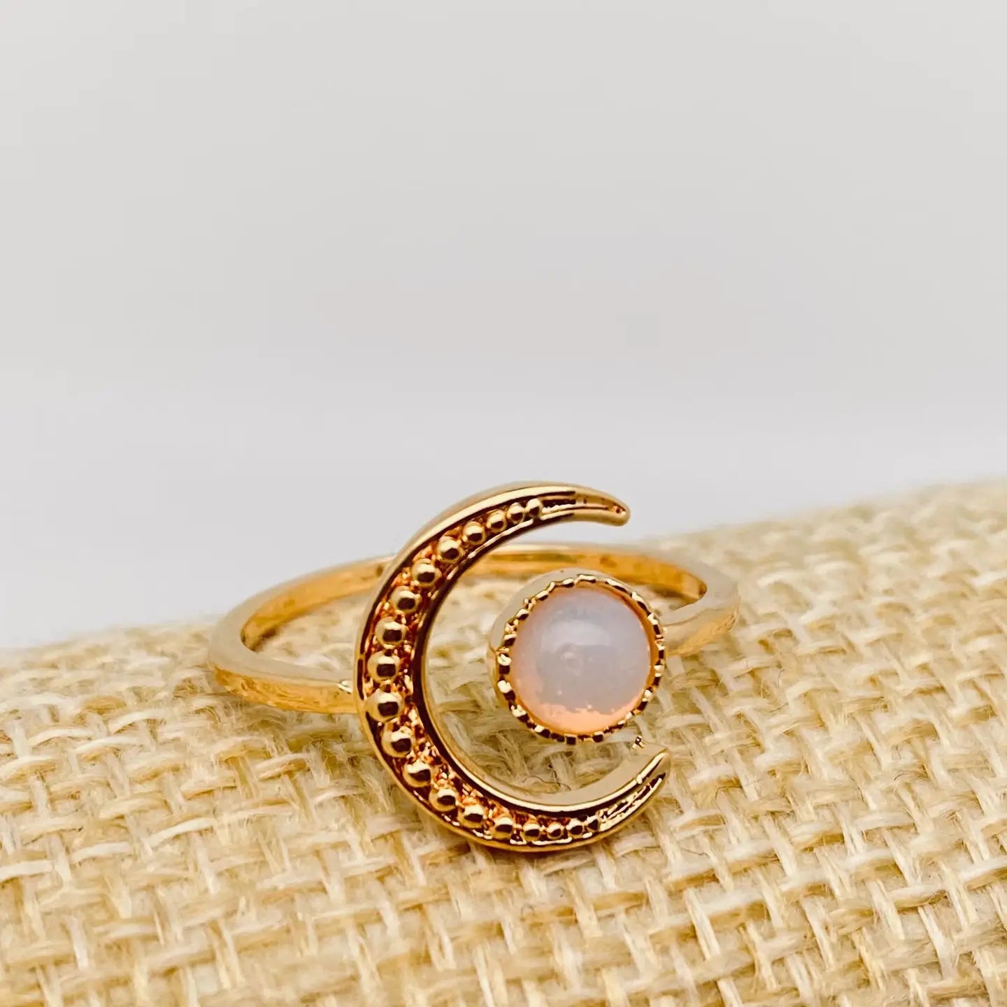 Moon Sun Opening Adjustable Ring