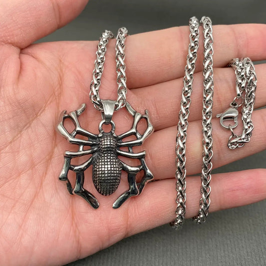 Spider Pendant Necklace