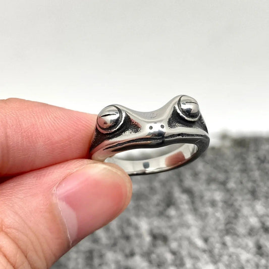 Stainless Steel Frog Ring
