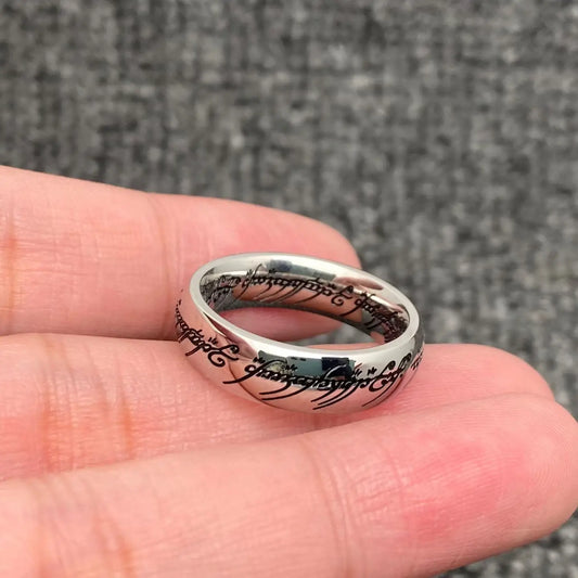 The Lord of the Rings 6mm Stainless Steel Ring