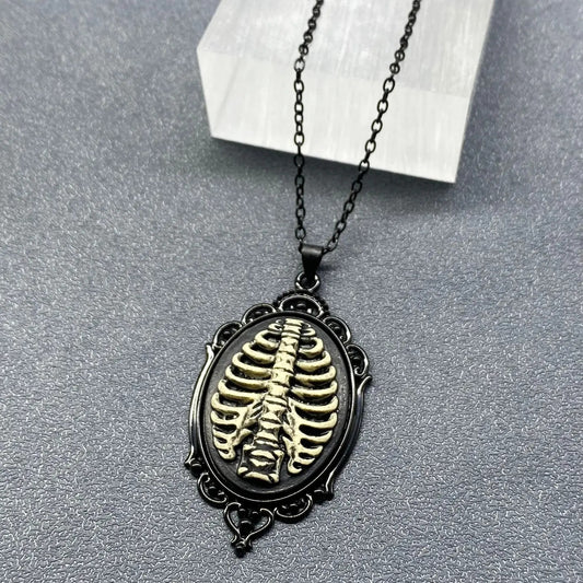 Gothic Style Pendant Black Necklace