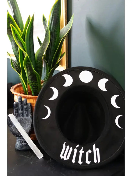 Moon Witch Wide Brimmed Hat