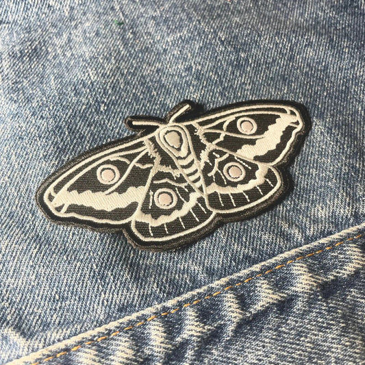 Embroidered Iron-On Patch - Moth