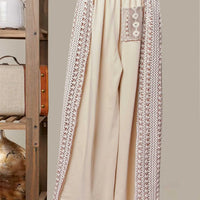 Lace Accents Patchwork Pants