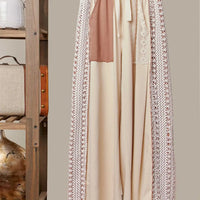 Lace Accents Patchwork Pants