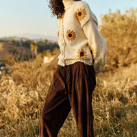 Sunflower V-Neck Cardigan